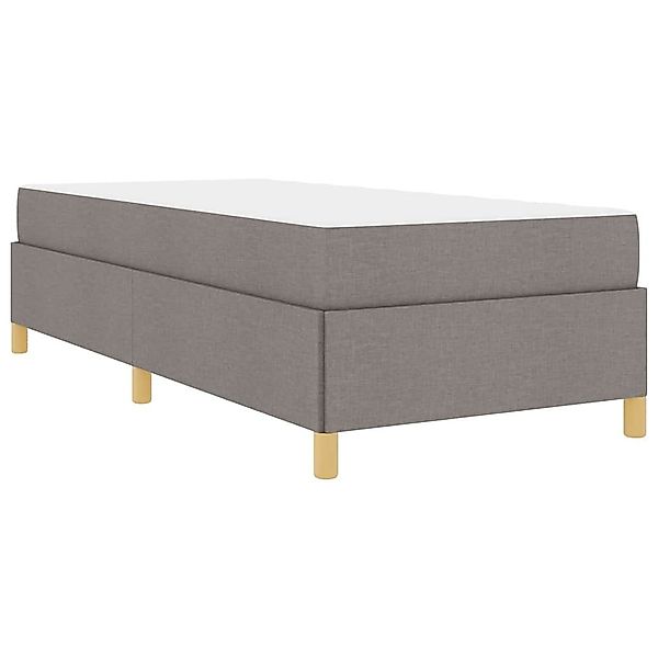 vidaXL Bett Boxspringbett mit Matratze Taupe günstig online kaufen