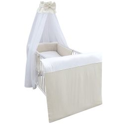 Baby-Delux Komplettbett Babybett Natalie Komplettset Musselin günstig online kaufen