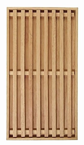 ASA Schneidebretter Brotschneidebrett rechteckig natur 43 x 23 cm (Holz) günstig online kaufen