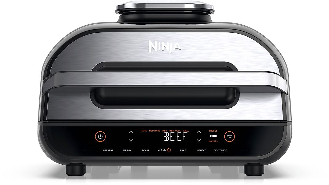 NINJA Heißluftfritteuse "und Grill Foodi MAX AG551EU" 2460 W 3,8 L Volumen, günstig online kaufen