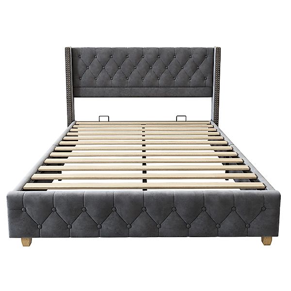 SOFTWEARY Polsterbett (Doppelbett mit Kopfteil und günstig online kaufen