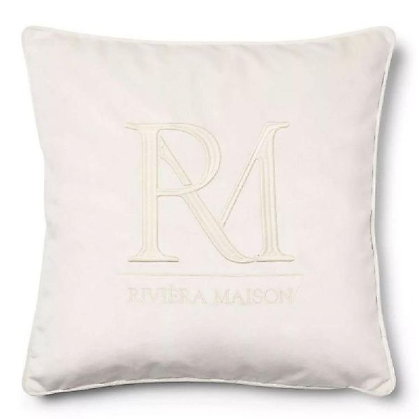Rivièra Maison Kissenhülle Kissenhülle RM Monogram günstig online kaufen