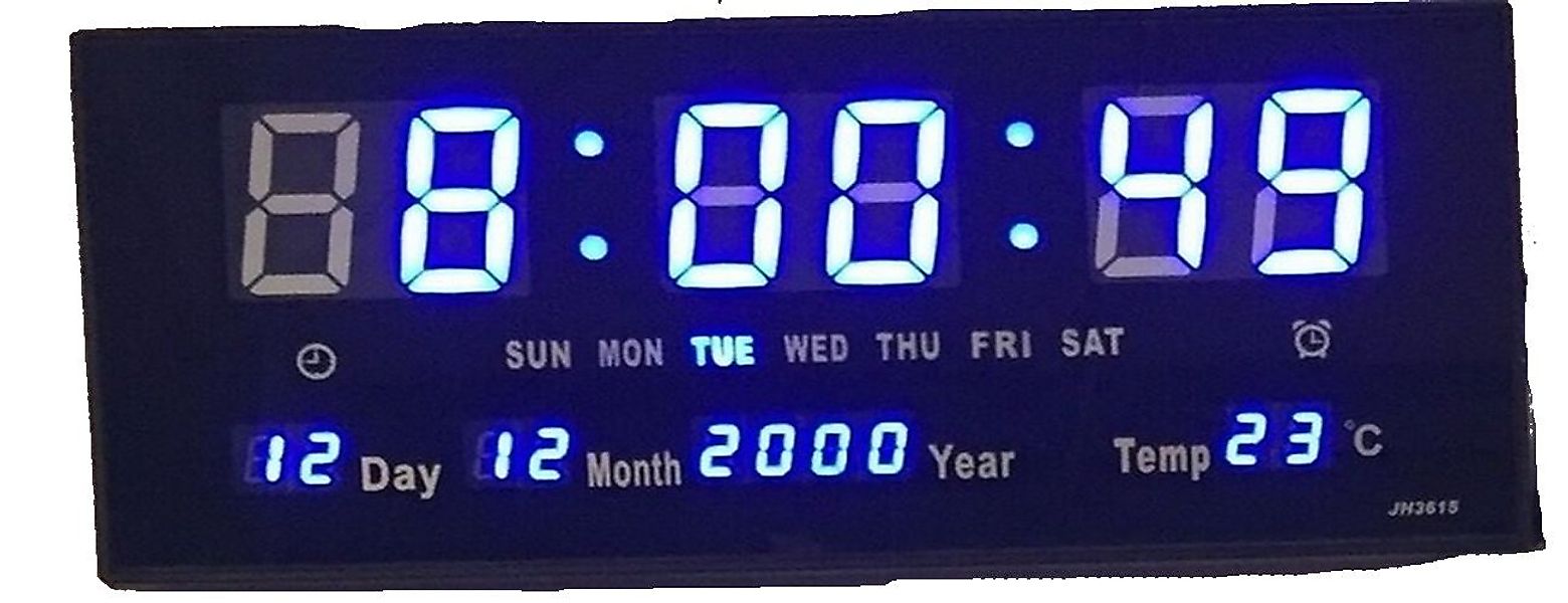 Losmann Wanduhr XL grosse LED digital günstig online kaufen