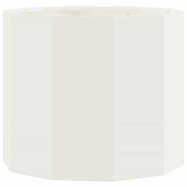 vidaXL Pflanzkübel Weiß 60 x 60 x 50 cm Stahl 883760 günstig online kaufen