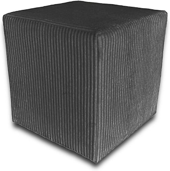 Best for Home Sitzwürfel Best For Home Sitzwürfel Pouf Hocker – Samt, Fußho günstig online kaufen