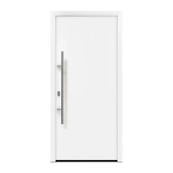 EcoStar Haustür Isopro IP 010 Verkehrsweiß 110 cm x 210 cm DIN L günstig online kaufen