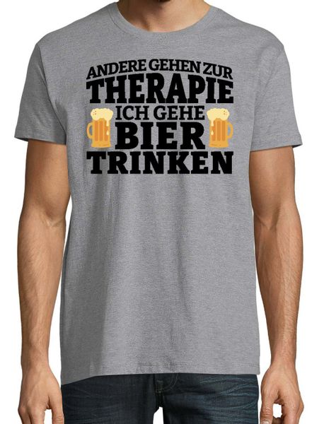 Youth Designz T-Shirt Bier Therapie Herren günstig online kaufen