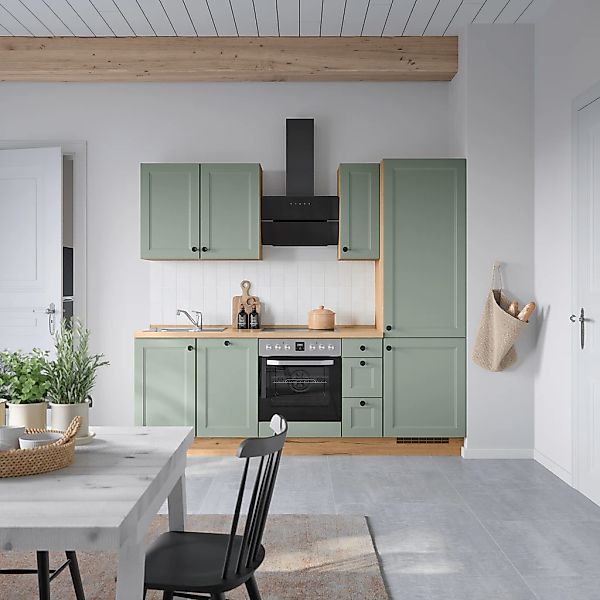 nobilia Küchenzeile ""Cascada II"" vormontiert, Breite 240 cm, Ausrichtung günstig online kaufen