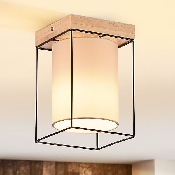 Nettlife Deckenleuchte Wohnzimmer Holz 1/2/3 Flammig günstig online kaufen