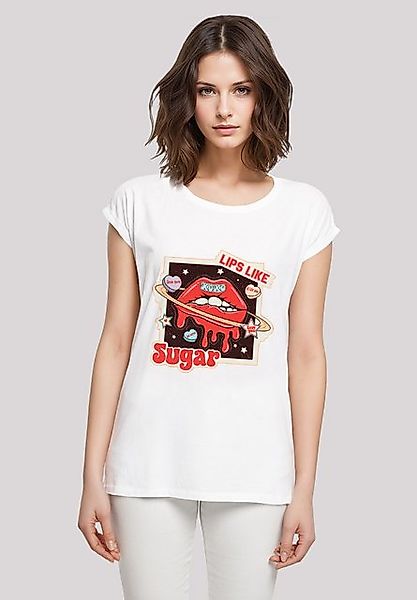 F4NT4STIC T-Shirt Lips like sugar retro Valentinstag Premium Qualität günstig online kaufen