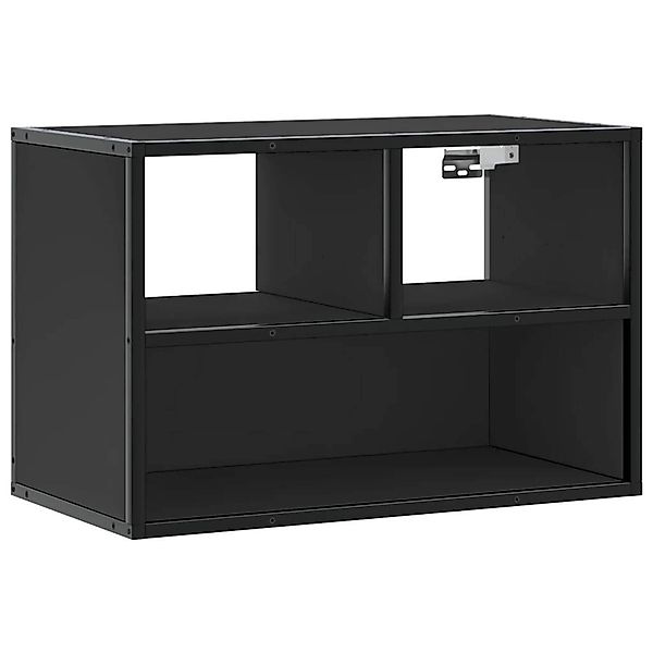 vidaXL TV-Schrank Schwarz 60x31x39,5 cm Holzwerkstoff und Metall 848914 günstig online kaufen