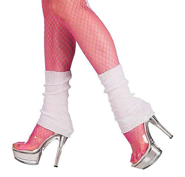 Boland Kostüm Retro-Beinstulpen weiß, Für warme Knöchel und einen heißen Lo günstig online kaufen