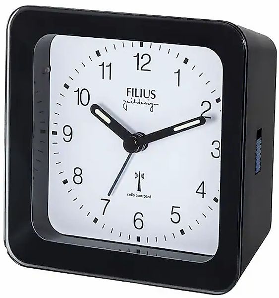 FILIUS zeitdesign Funkwecker, Wecker, Schlafzimmer, Leuchtzeiger, Beleuchtu günstig online kaufen