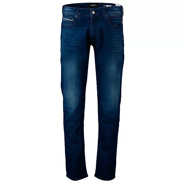 Replay Herren Jeans GROVER Straight Fit - Slim Leg - Blau - Dark Blue Denim günstig online kaufen