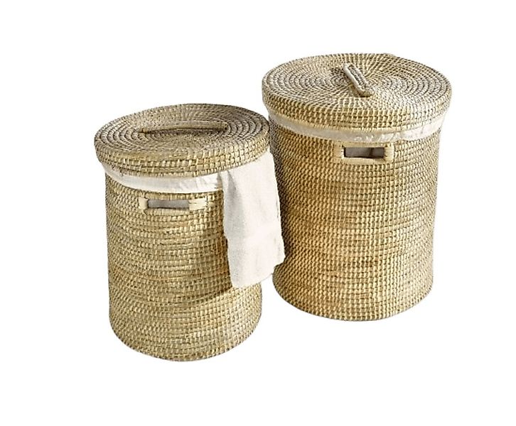 Home-trends24.de Wäschekorb Seegras Wäschesammler Klein Korb Wäsche Aufbewa günstig online kaufen