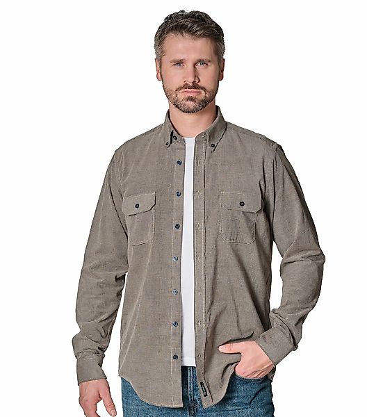 CASAMODA Langarmhemd "CASAMODA Hemdjacke uni" günstig online kaufen