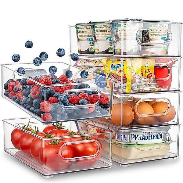 YMQHBS Aufbewahrungsbox Küchenorganizer-Set Kühlschrank Organizer (set, günstig online kaufen
