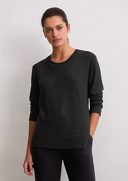 Marc OPolo Langarmshirt "Soft Knit", Rundhals-Ausschnitt, Langarm, Modalmix günstig online kaufen