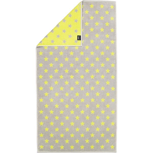 Cawö Handtücher NEW STARS Sterne klein 6261 - Farbe: platin/lime - 75 - Dus günstig online kaufen