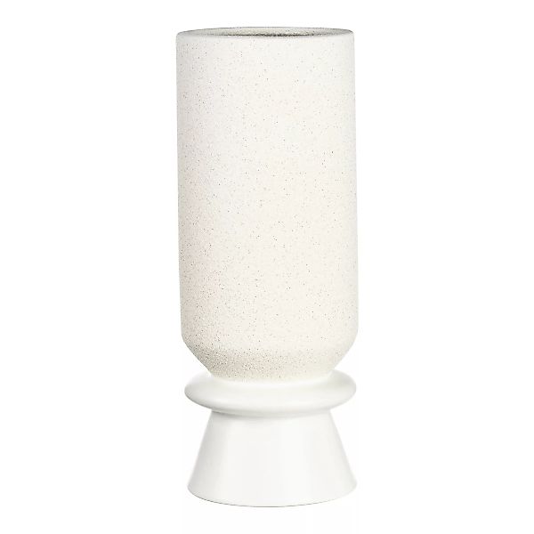 Vase MANDY ca.11,6x11,6x30cm, hellgrau günstig online kaufen