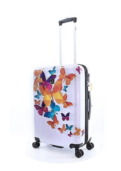 Saxoline® Koffer Schmetterling, mit arretierbarem Aluminium-Trolleysystem günstig online kaufen