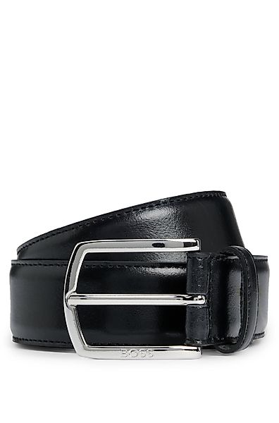 BOSS Ledergürtel Claus-Tx-St_Sz35 mit Logo-Gravur am günstig online kaufen