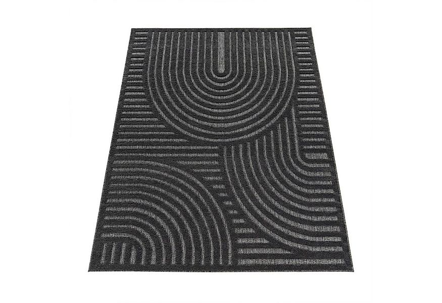 KADIMA DESIGN Teppich Struktur Wohnzimmer schmutzabweisend Teppich Kurzflor günstig online kaufen