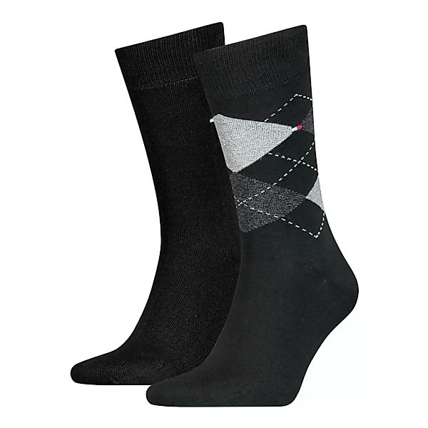 Tommy Hilfiger Check Classic Socken 2 Paare EU 39-42 Black günstig online kaufen