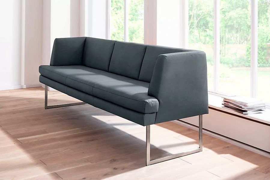 K+W Komfort & Wohnen Polsterbank »Cube«, Hammerkissenoptik, 2 Breiten, Hoch günstig online kaufen