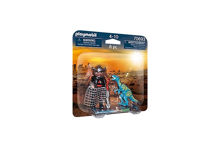 Playmobil® Knights Jagd auf Velociraptor DuoPack Konstruktions-Spielset, (J günstig online kaufen