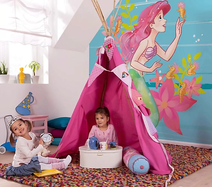 Komar Vliestapete »Ariel Little Friends«, 250x250 cm (Breite x Höhe) günstig online kaufen
