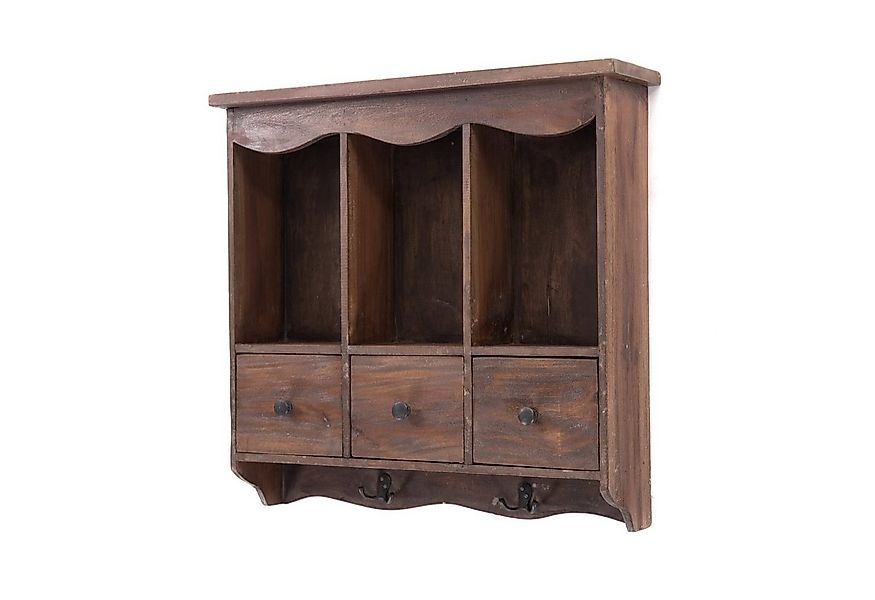 DESIGN DELIGHTS Wandregal WANDREGAL "BELLE", Altholz massiv Holz, 62 cm, Kü günstig online kaufen