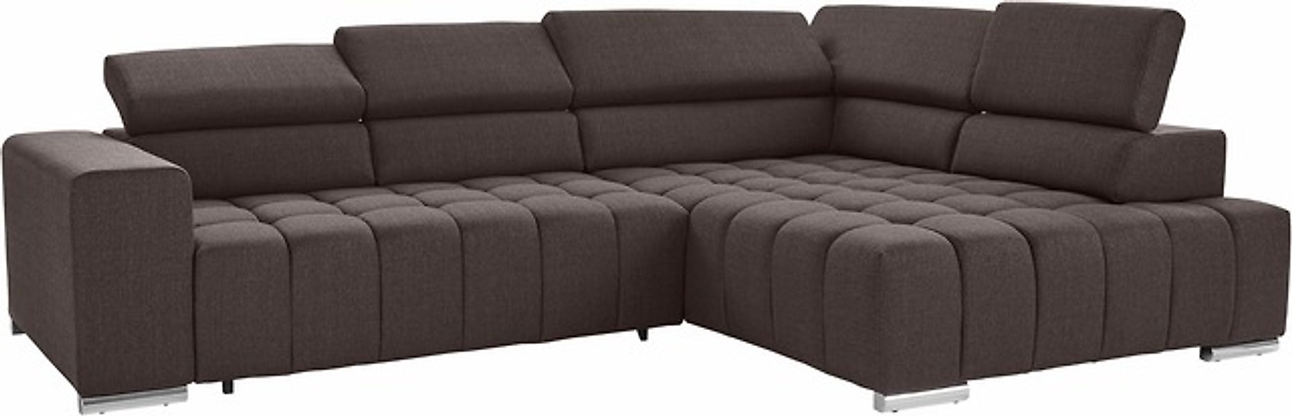 exxpo - sofa fashion Ecksofa »Elias, aktuelle Kreuzsteppung im Sitz, bequem günstig online kaufen