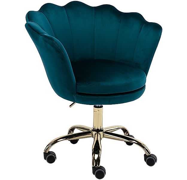 WAHSON OFFICE CHAIRS Loungesessel Bürostuhl Kunstfell Drehstuhl mit Rollen günstig online kaufen