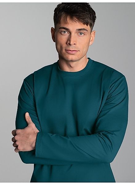 Trigema T-Shirt "TRIGEMA Langarmshirt aus 100% Baumwolle" 1 Stk. tlg. günstig online kaufen