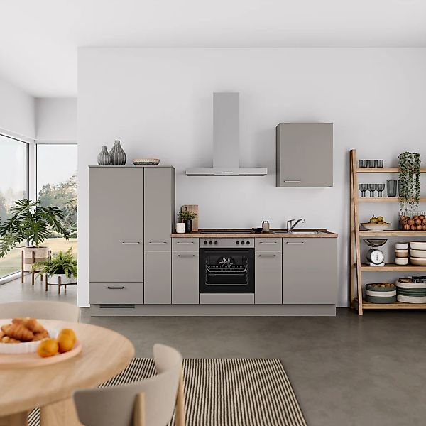 nobilia® Küchenzeile »"Laser I", Ausrichtung wählbar, Breite 270 cm« vormon günstig online kaufen