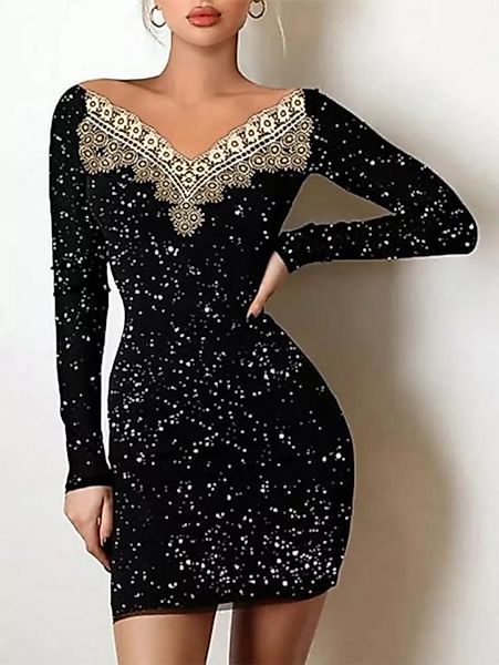 KIKI Strickkleid Damen Abendkleider Kurze elegante Kleider Cocktail-Ballkle günstig online kaufen