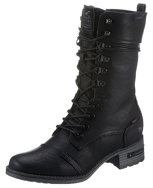 Mustang Shoes Schnürstiefel mit praktischem Innenreißverschluss günstig online kaufen