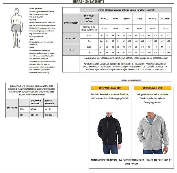 Carhartt Rundhalspullover Loose Fit 106443 günstig online kaufen