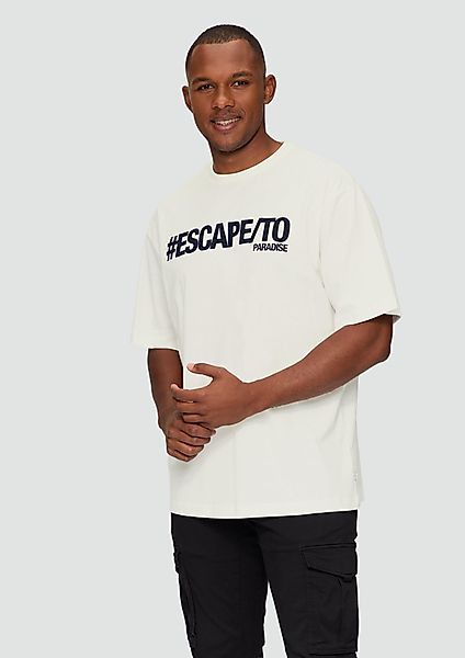 QS Kurzarmshirt Jerseyshirt im Loose Fit günstig online kaufen