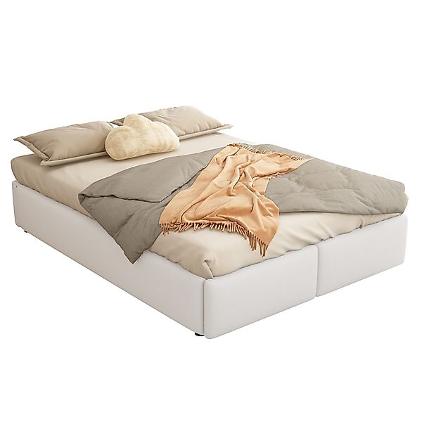 SOFTWEARY Futonbett mit Bettkasten, Lattenrost und günstig online kaufen