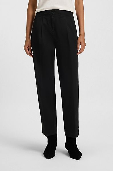 BOSS ORANGE Chinohose "Taquina Premium Damenmode", im Loose Barrel Fit günstig online kaufen