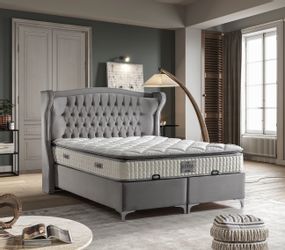 Villa Möbel Boxspringbett Sidelya (Bett Set), günstig online kaufen