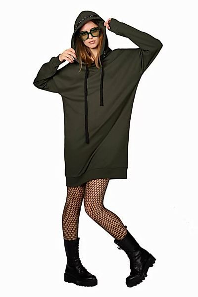 ILAY Lit Midikleid Mona Midikleid mit Kapuze, Olive günstig online kaufen