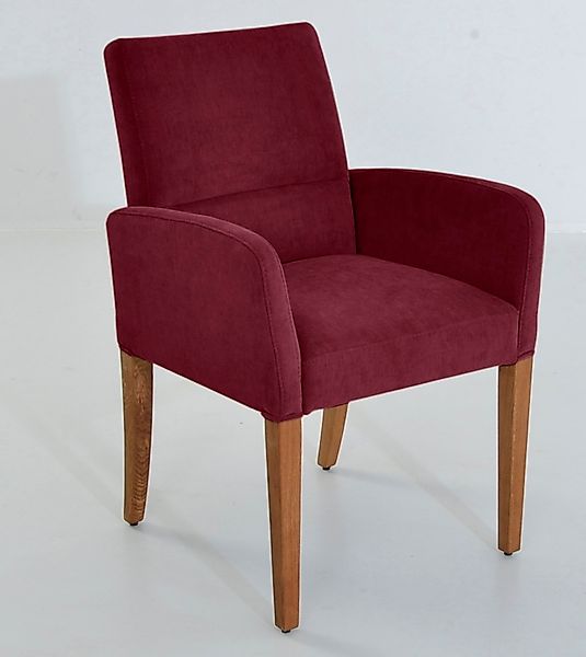 K+W Komfort & Wohnen Armlehnstuhl "GOBY" () 4-Fuß-Armlehnenstuhl mit Füßen günstig online kaufen