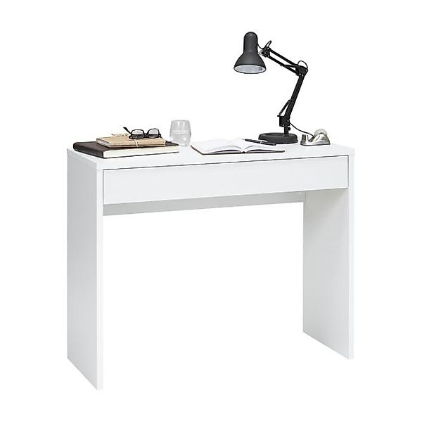 CHECKER 1 Konsole / Schreibtisch von FMD Weiß günstig online kaufen