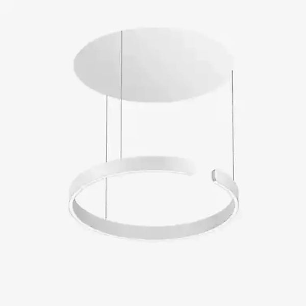 Occhio Mito Sospeso 60 Move Up Table Pendelleuchte LED, Kopf weiß matt/Bald günstig online kaufen