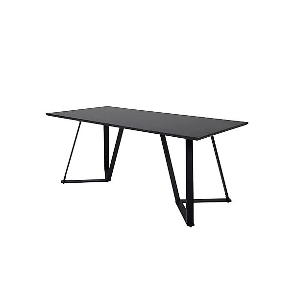 ebuy24 Marina Esstisch 90x180cm Schwarz günstig online kaufen