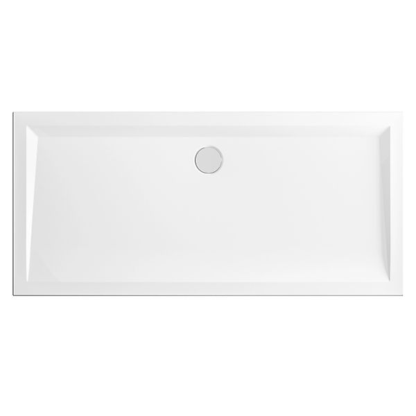Schulte Duschwannen-Set Extraflach Rechteck 170 cm x 80 cm Alpinweiß günstig online kaufen