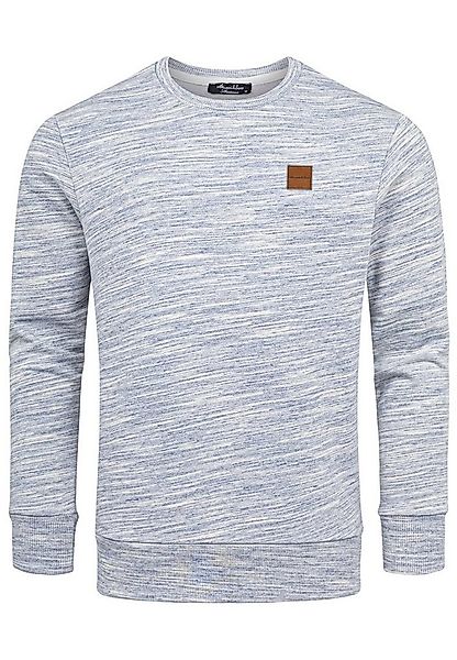 Amaci&Sons Sweatshirt DURHAM Sweatshirt mit Rundhalsausschnitt Herren Basic günstig online kaufen